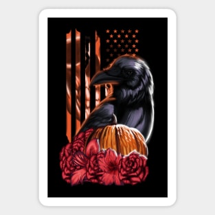 Halloween 2022 - Common Raven Magnet